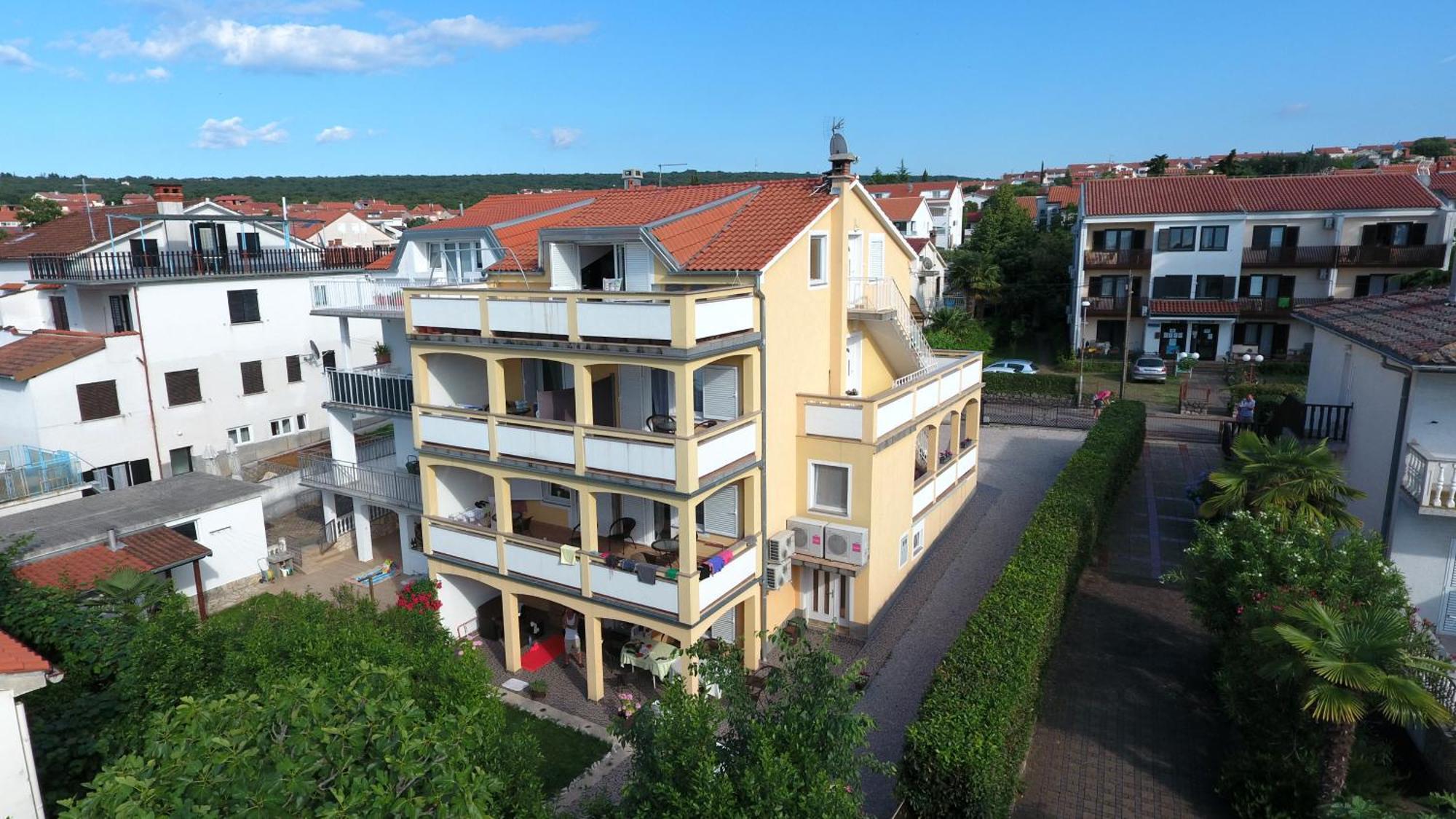 Sara Apartments Malinska Kültér fotó